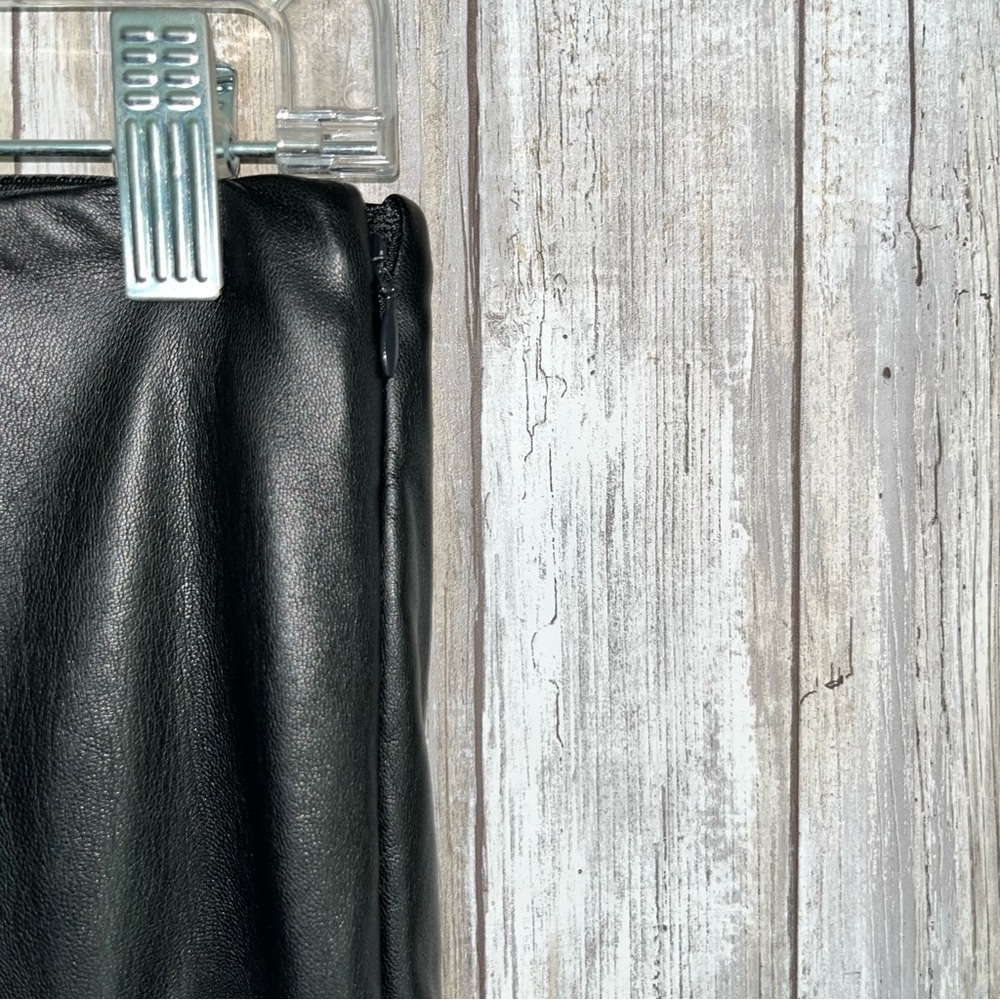 Ann Taylor Faux Leather Side Zip Pants - Picture 5 of 6